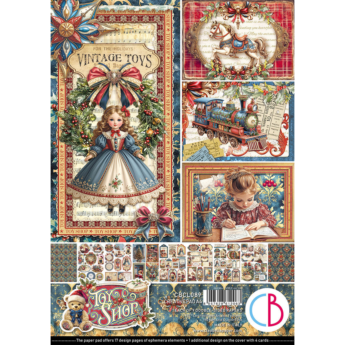 Toy Shop Creative Pad A4 9/Pkg