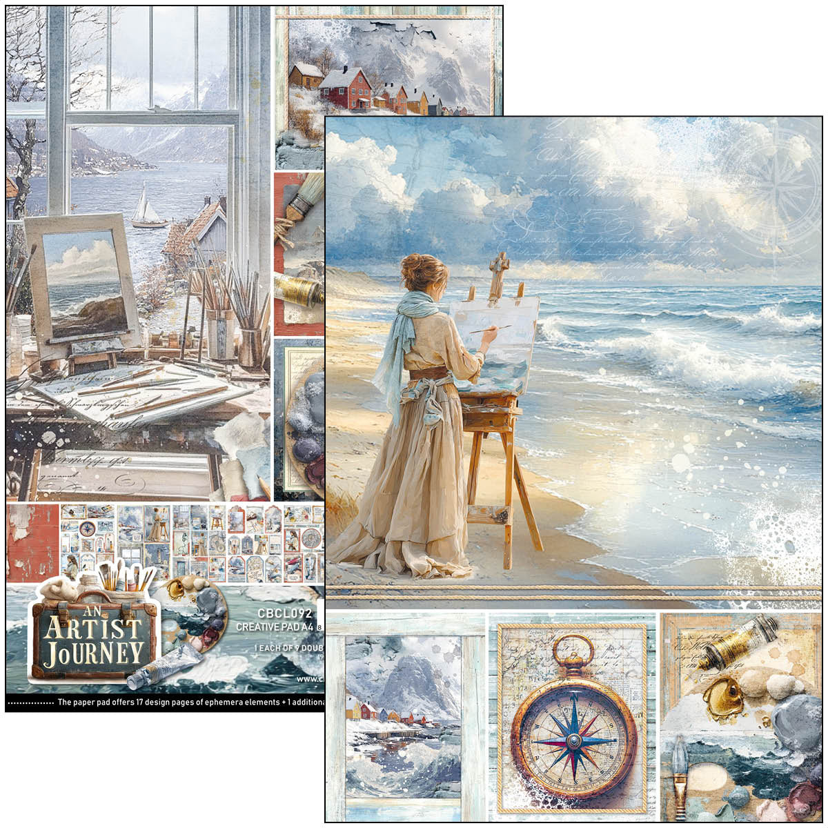 An Artist Journey Creative Pad A4 9/Pkg