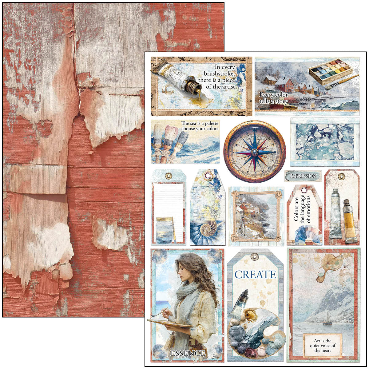 An Artist Journey Creative Pad A4 9/Pkg