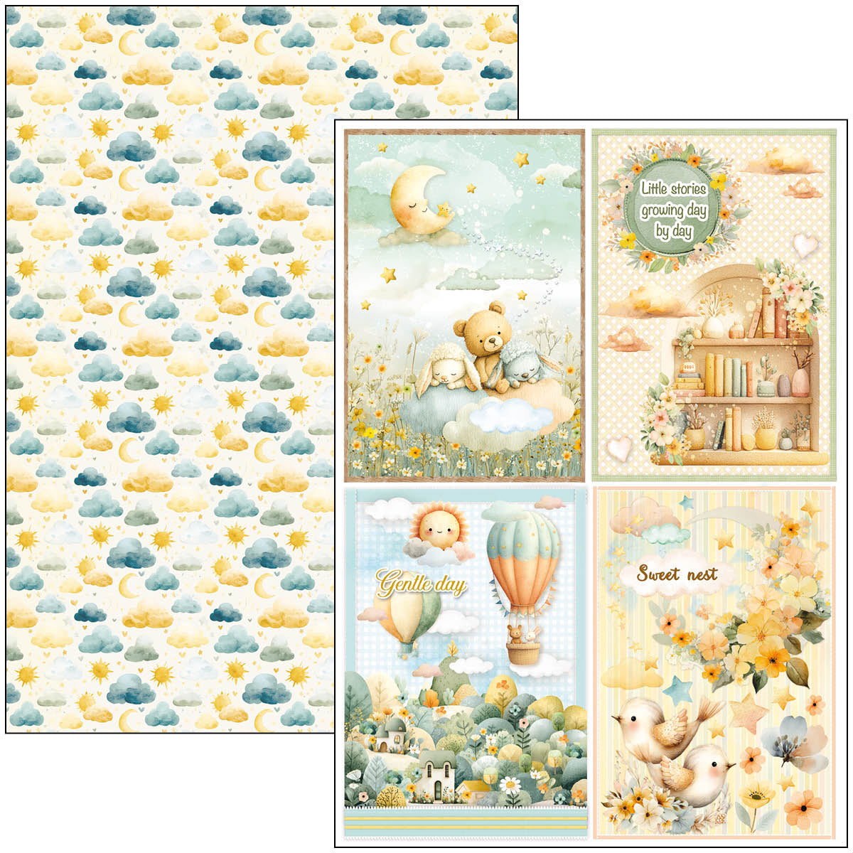 Lunibloom Creative Pad A4 9/Pkg