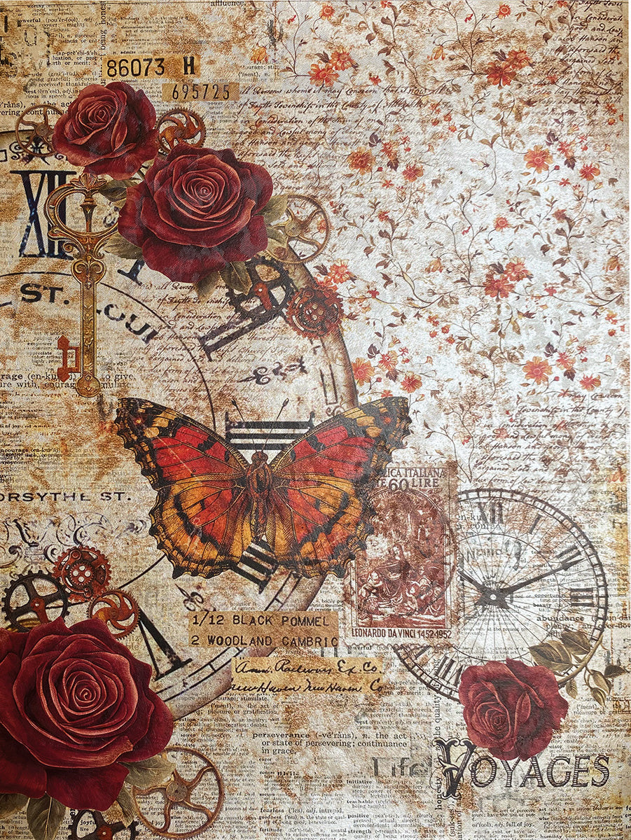 Deluxe Cabinet Of Curiosities Paper Pearl-Copper A4 5/Pkg