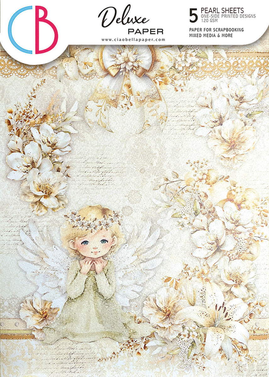 Deluxe Blessing Day Paper Pearl A4 5/Pkg