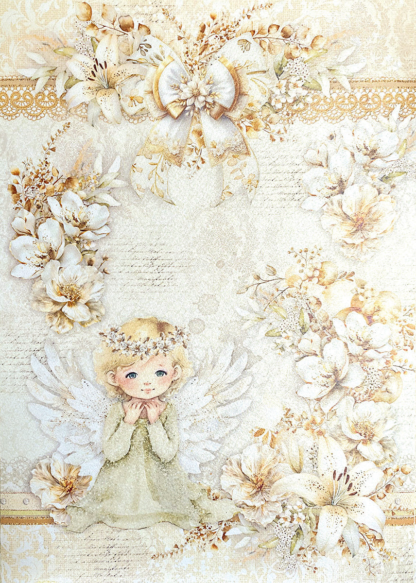 Deluxe Blessing Day Paper Pearl A4 5/Pkg