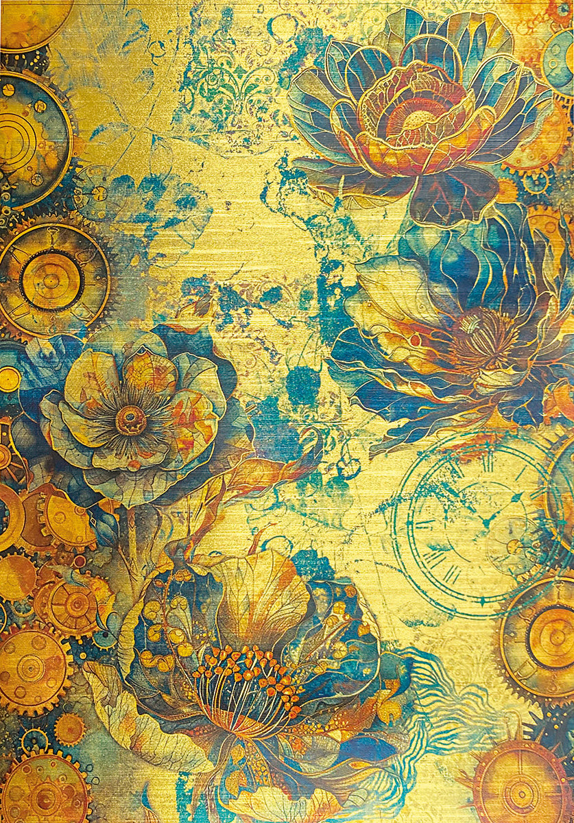 Deluxe Celestial Paper Gold A4 5/Pkg