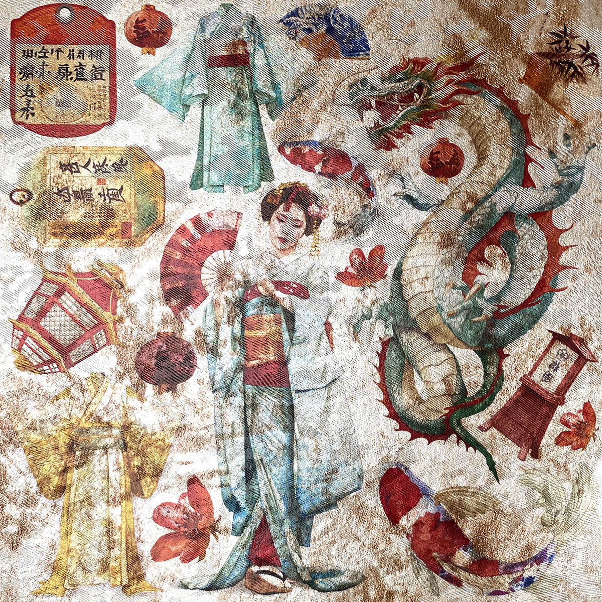 Deluxe Land Of The Rising Sun Paper Pearl 6"x6" 5/Pkg