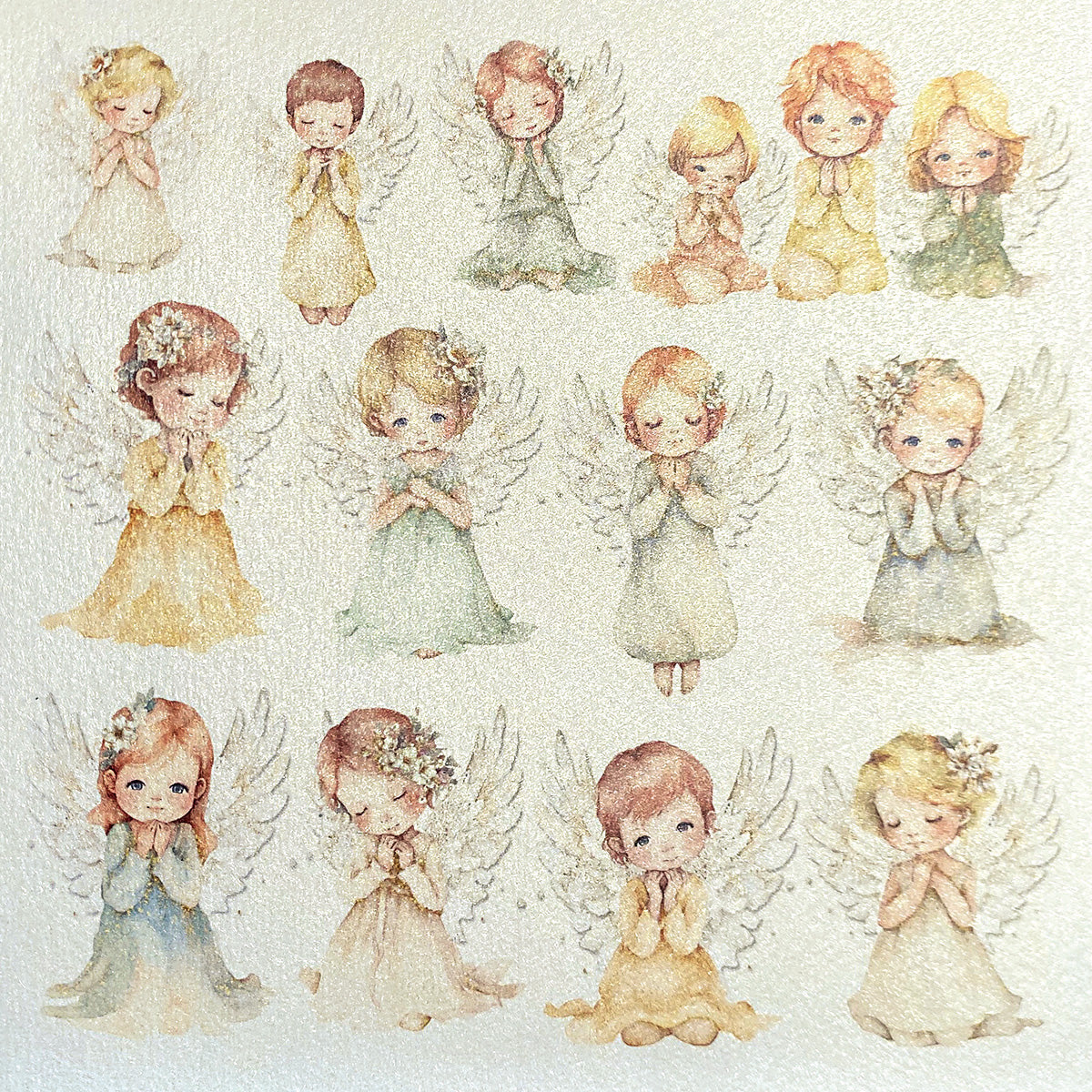 Deluxe Blessing Day Paper Pearl 6"x6" 5/Pkg