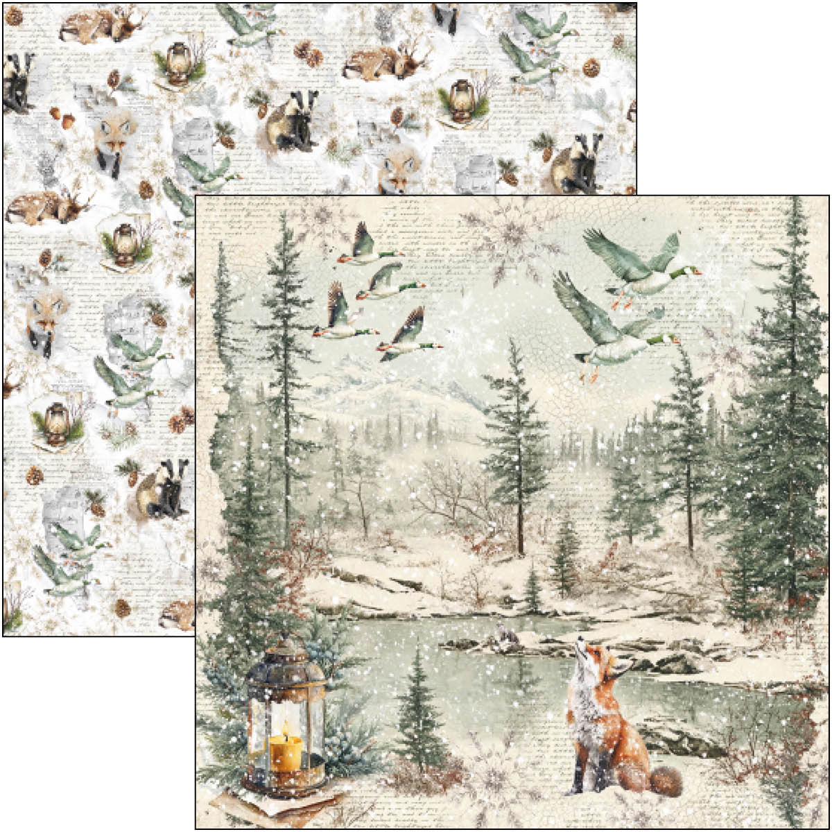 Forest Tales Pad 8"x8" 12/Pkg