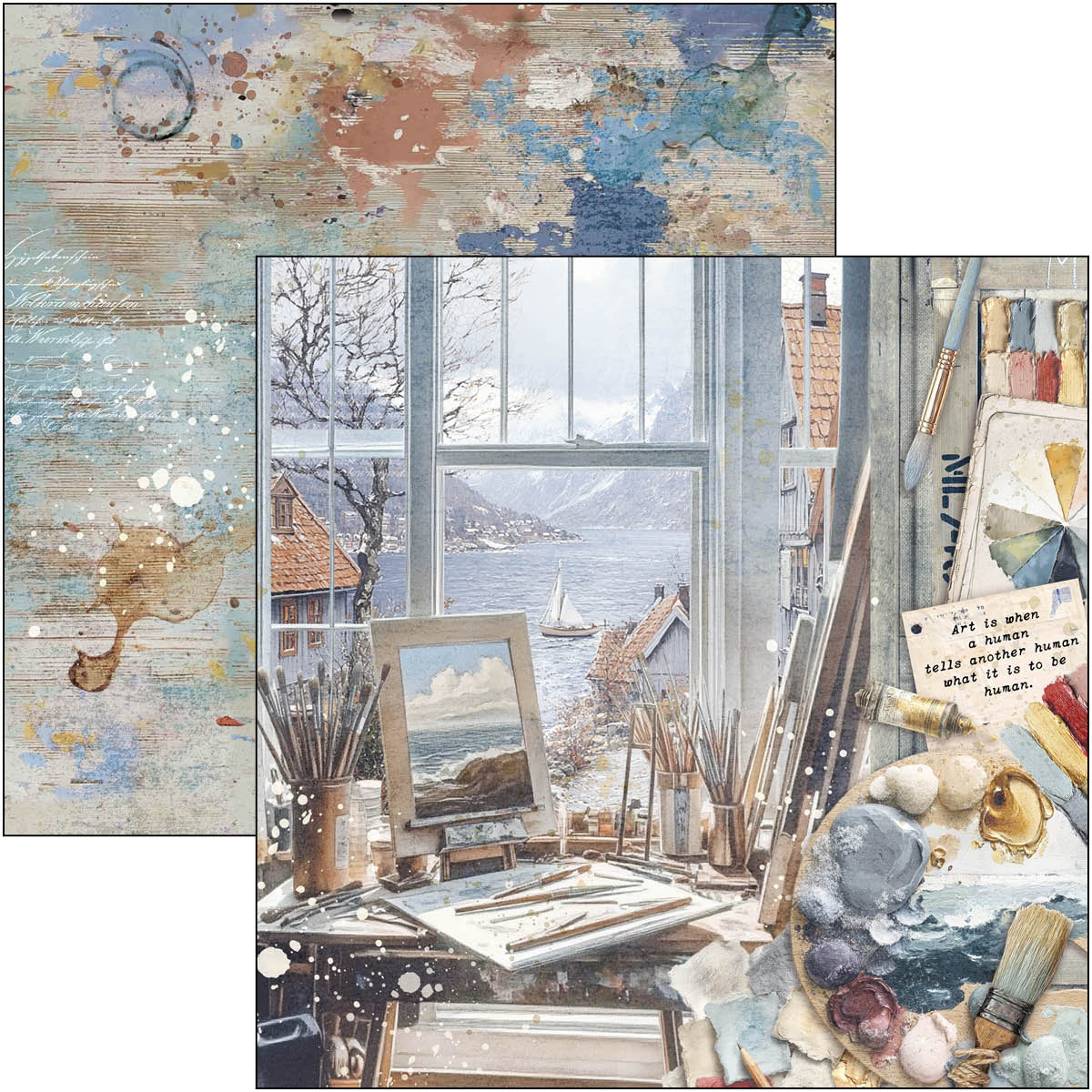 An Artist Journey Pad 8"x8" 12/Pkg