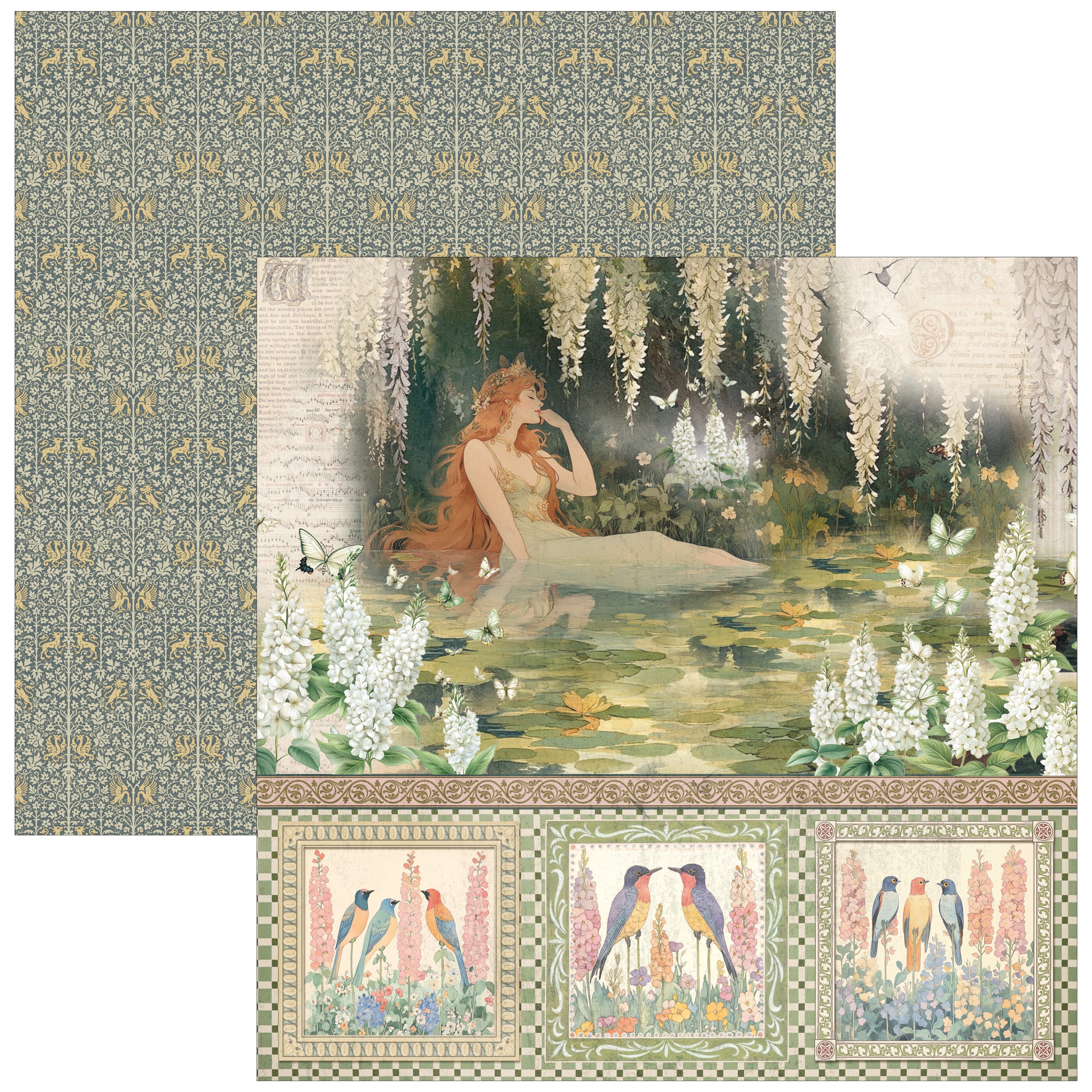 Courtly Love Pad 8"x8" 12/Pkg