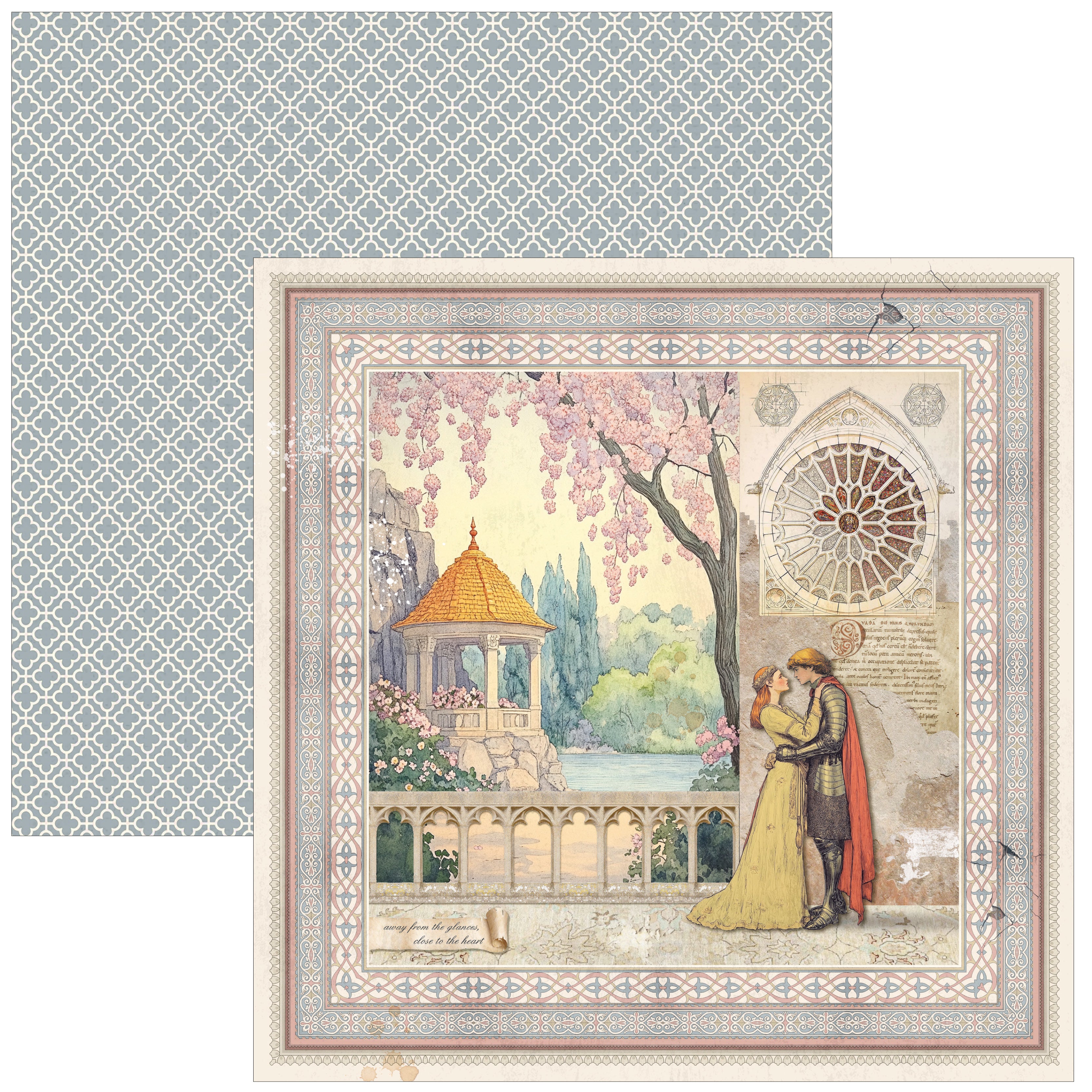 Courtly Love Pad 8"x8" 12/Pkg