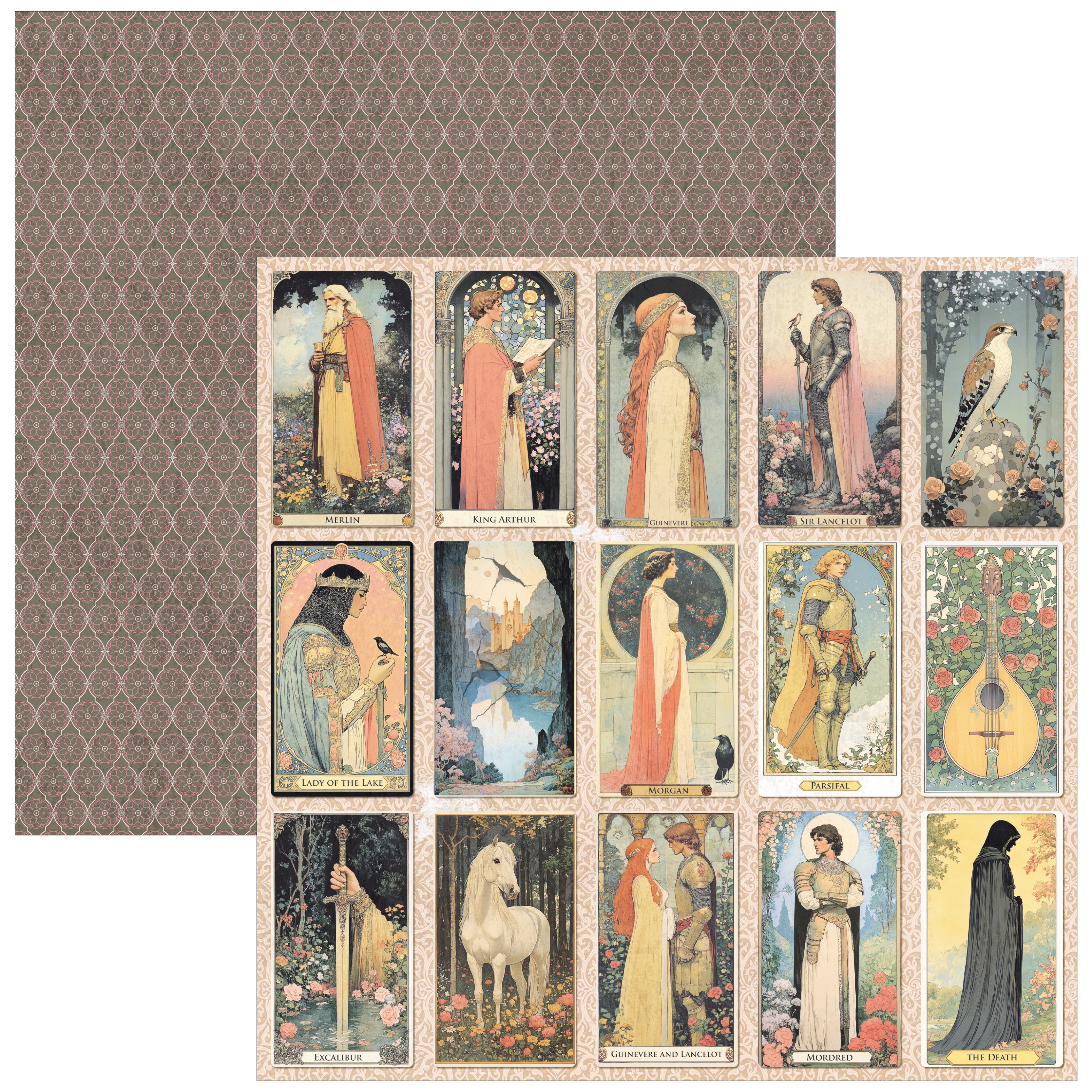 Courtly Love Pad 8"x8" 12/Pkg
