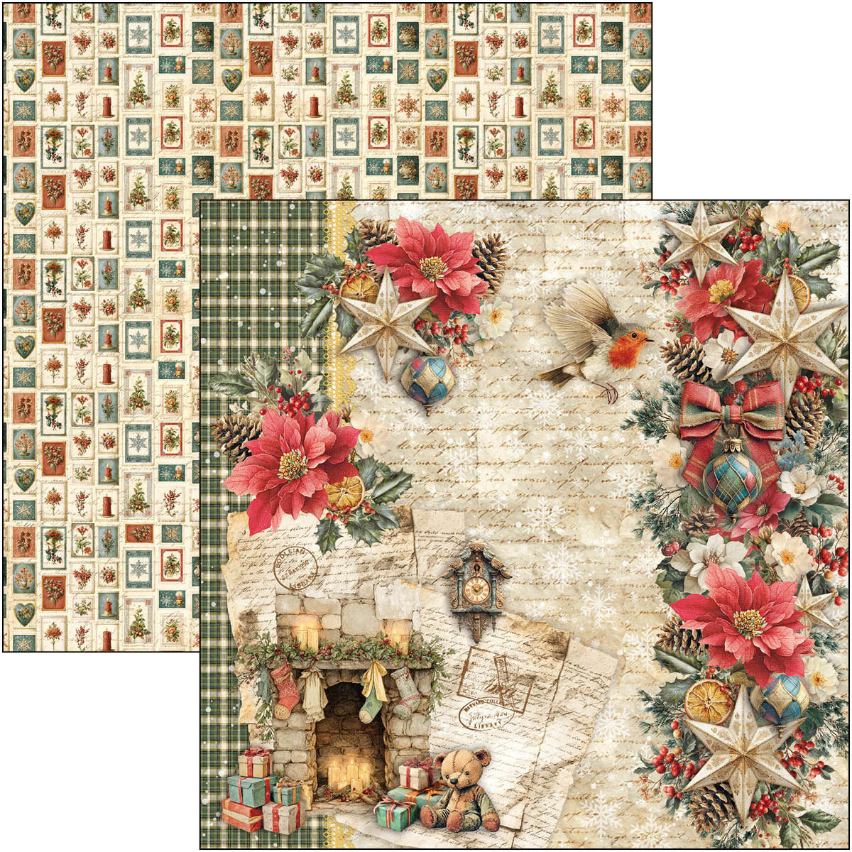 Merry & Bright Pad 8"x8" 12/Pkg