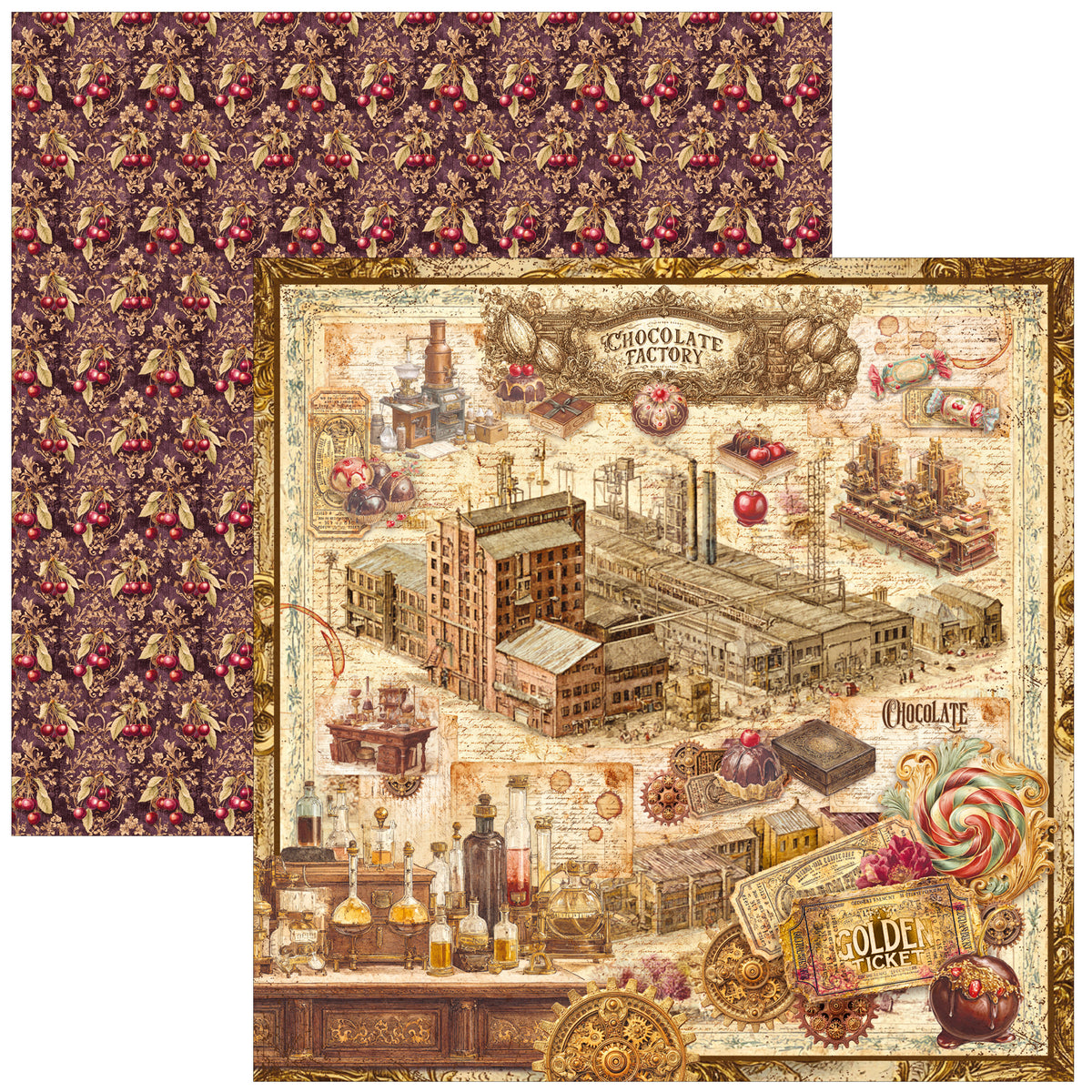 Chocolate Wanderlust Pad 8"x8" 12/Pkg