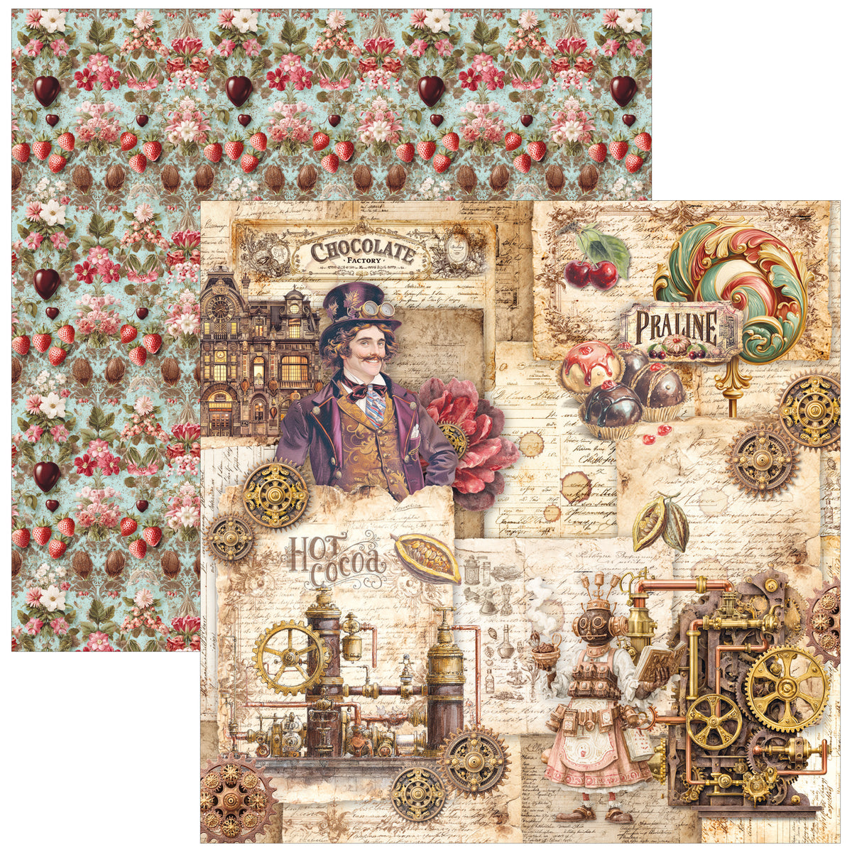 Chocolate Wanderlust Pad 8"x8" 12/Pkg