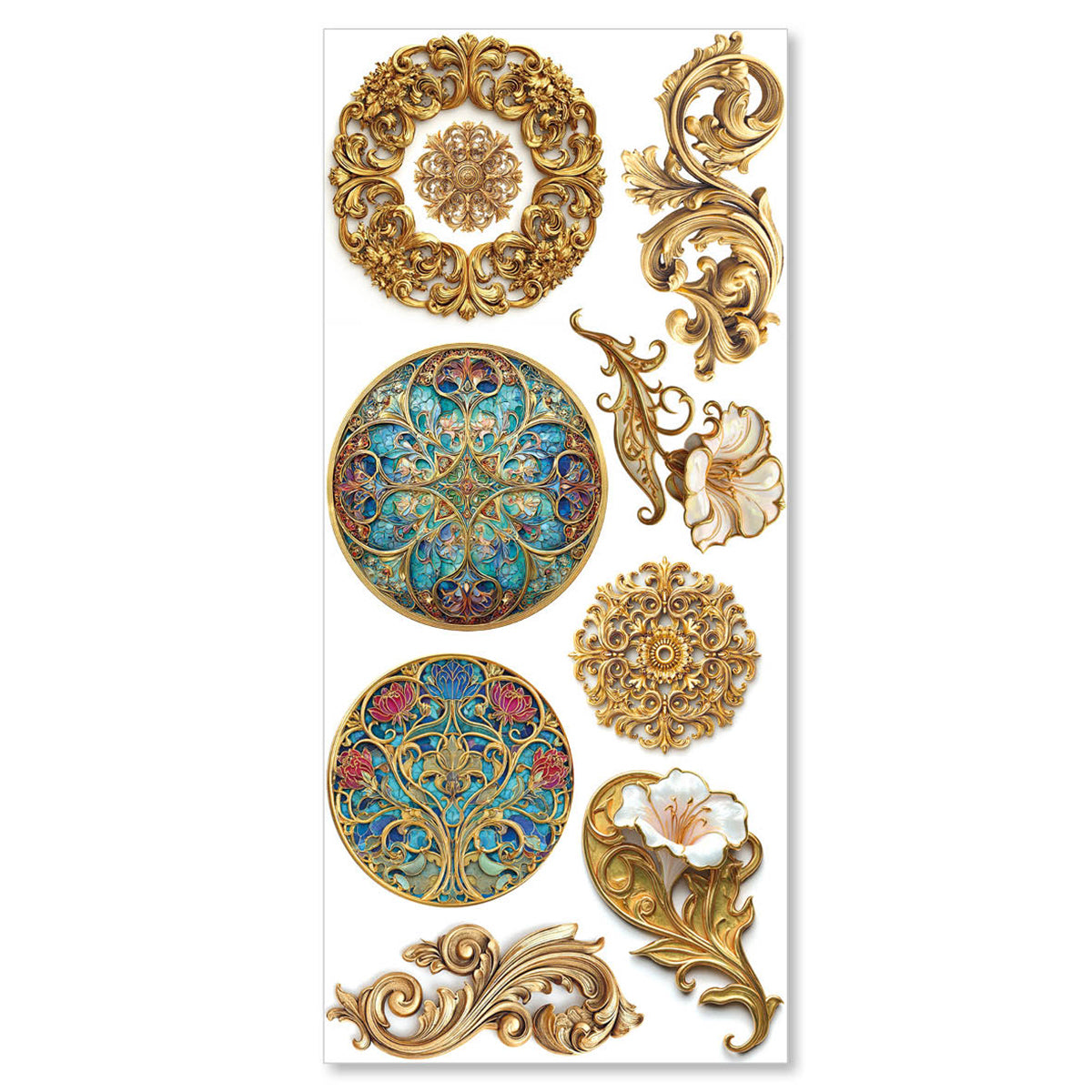 Art Stickers Artemis Transparent Adhesive Sheets 5/Pkg