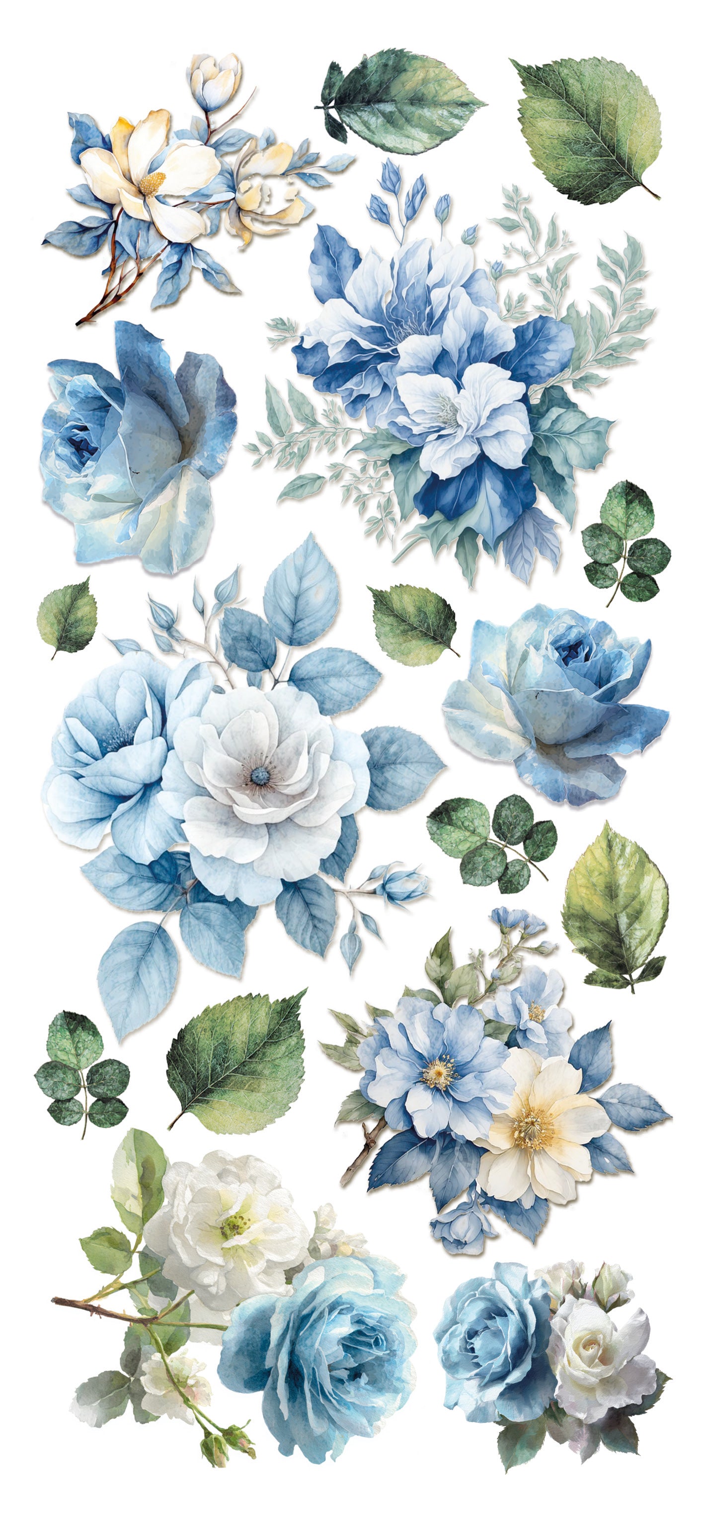 Eastern Journey Art Stickers Transparent Adhesive Sheets 5/Pkg