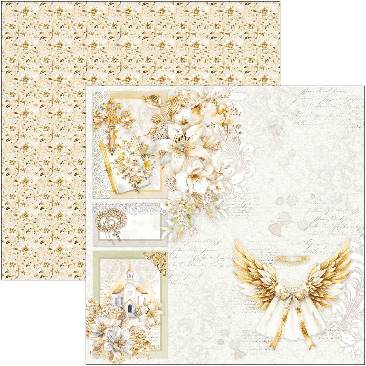 Blessing Day Paper Pad 12"x12" 12/Pkg