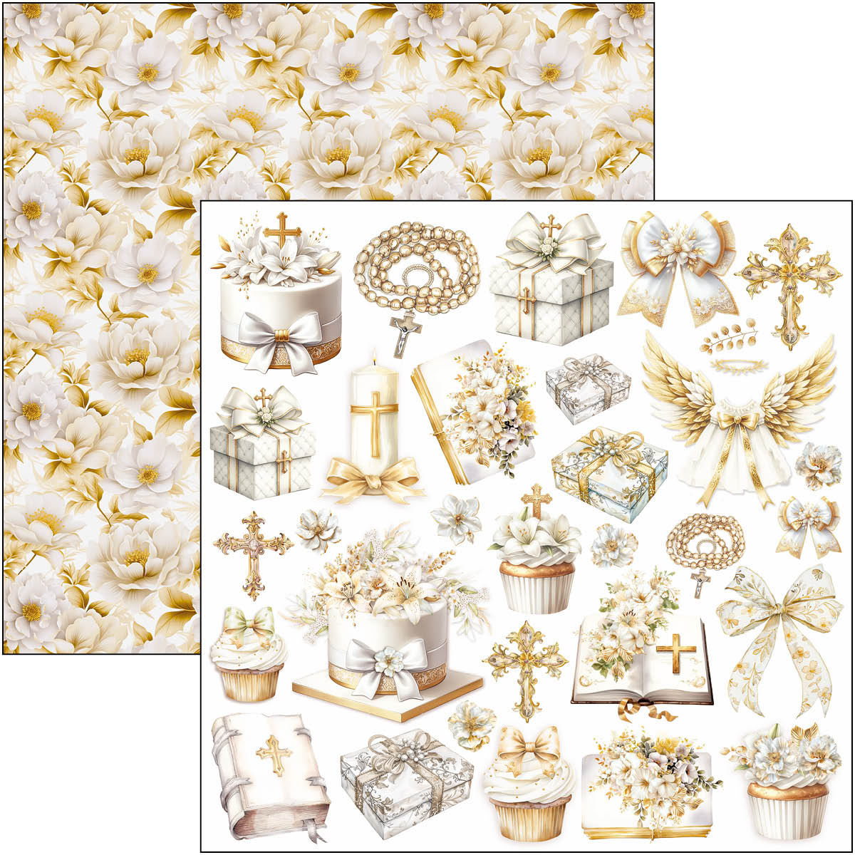 Blessing Day Paper Pad 12"x12" 12/Pkg