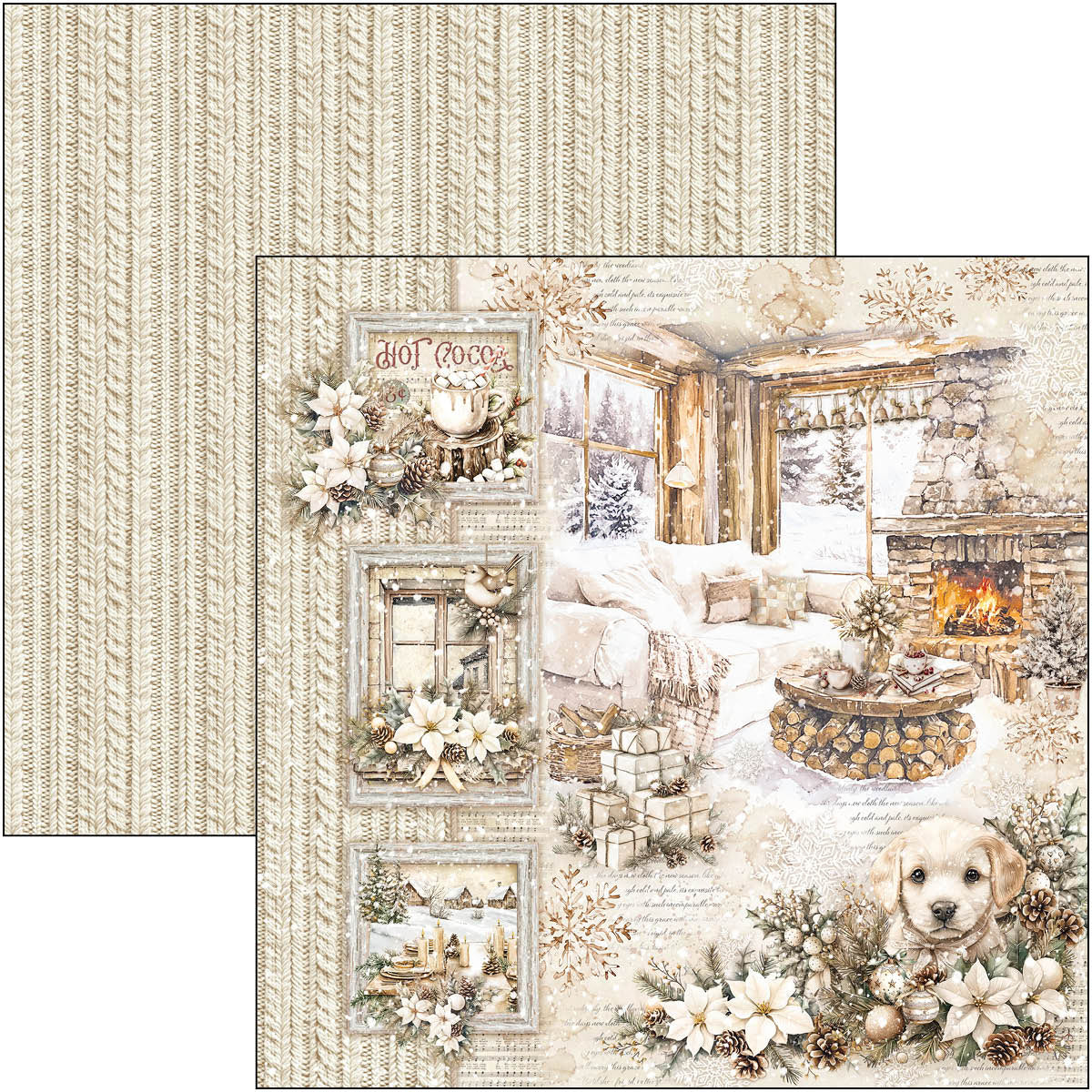 Winter Season Paper Pad 12"x12" 12/Pkg