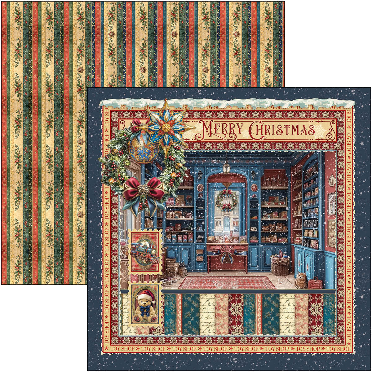 Toy Shop Paper Pad 12"x12" 12/Pkg