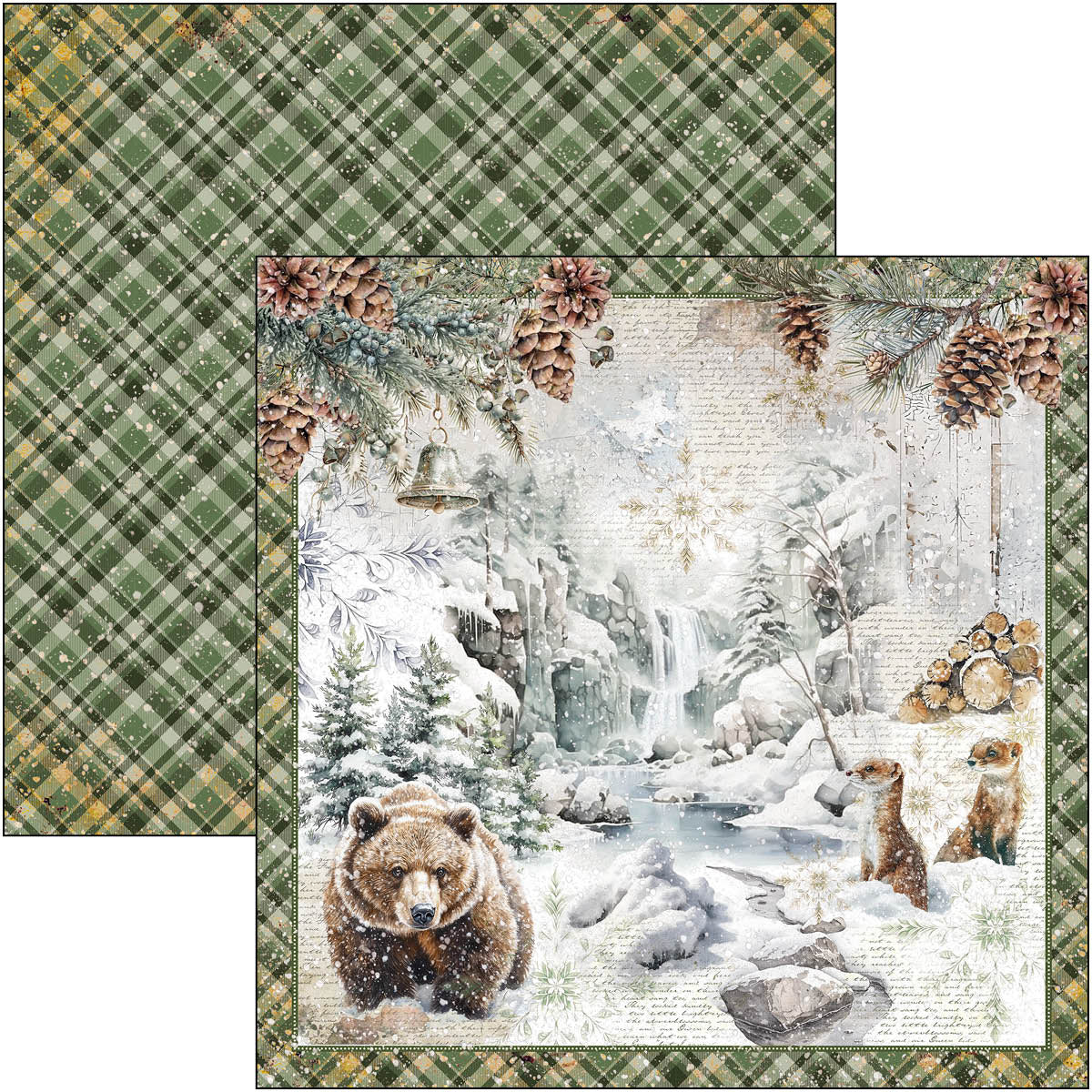 Forest Tales Paper Pad 12"x12" 12/Pkg