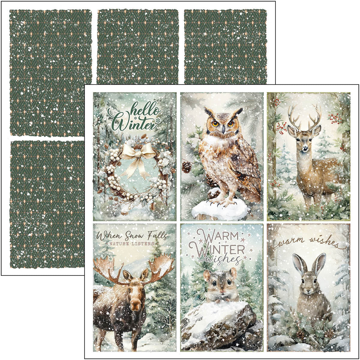 Forest Tales Paper Pad 12"x12" 12/Pkg