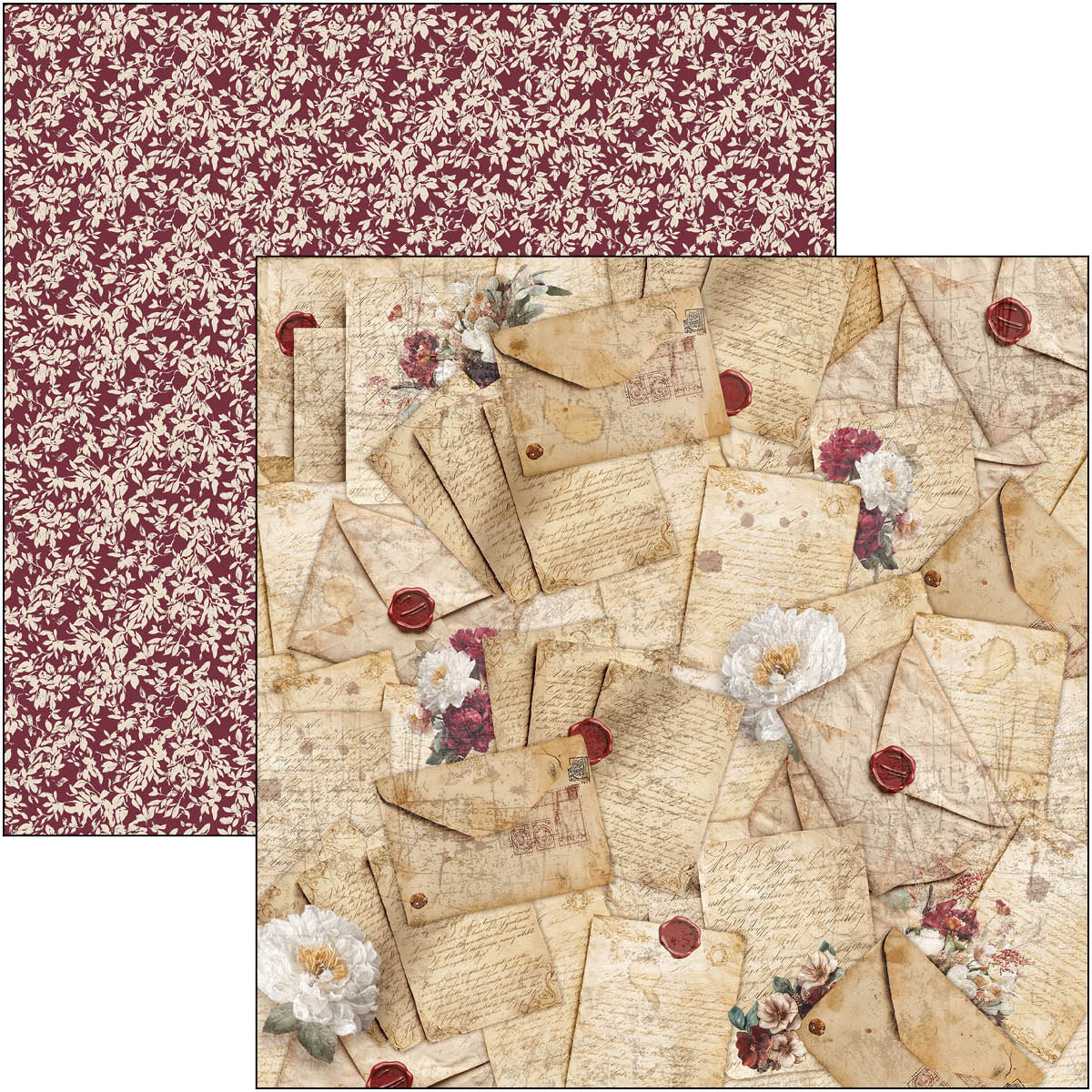 Book Lovers Paper Pad 12"x12" 12/Pkg