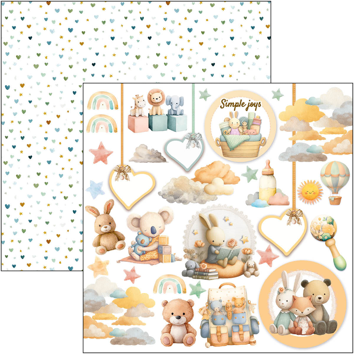 Lunibloom Paper Pad 12"x12" 12/Pkg