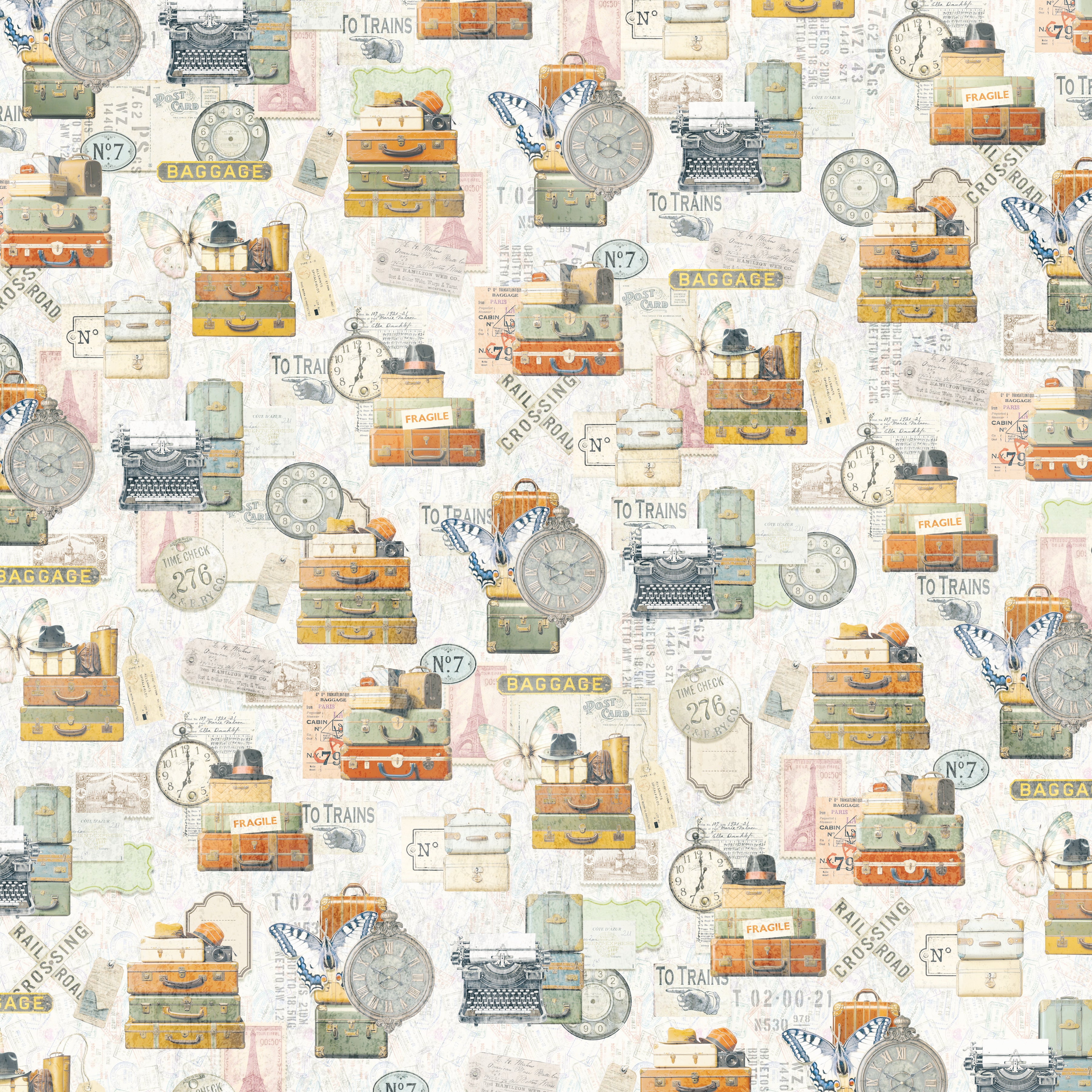 Eastern Journey Paper Pad 12"x12" 12/Pkg