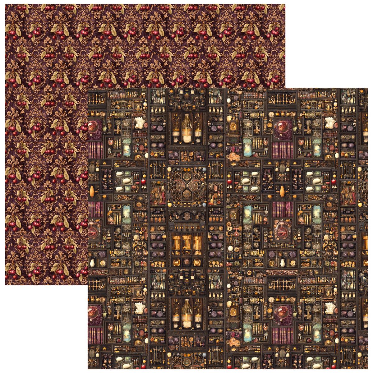 Chocolate Wanderlust Paper Pad 12"x12" 12/Pkg