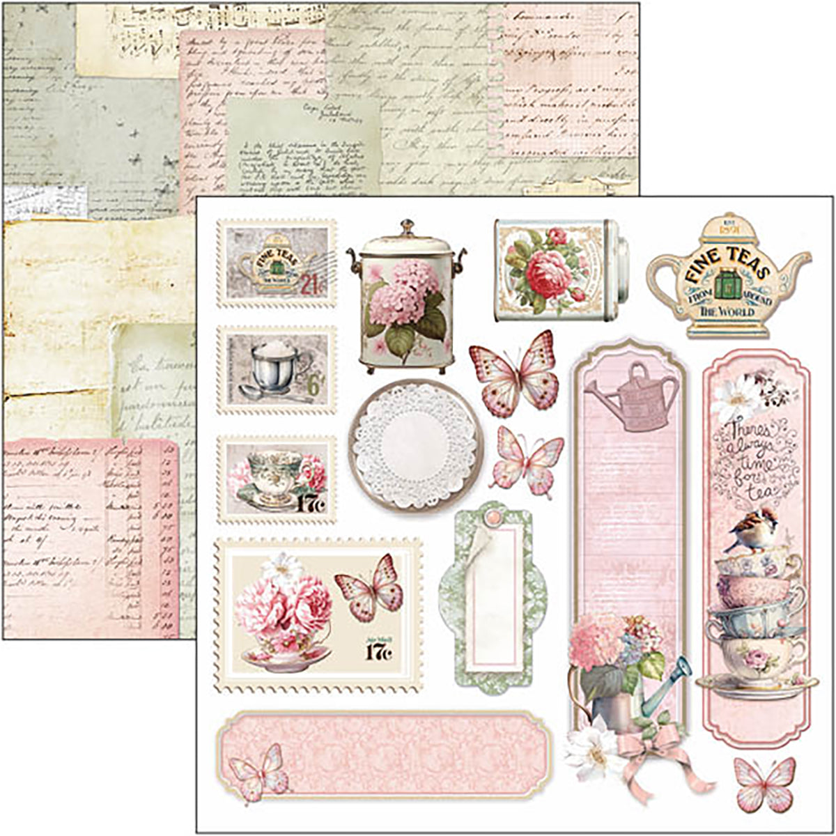Timeless Moments Fussy Cut Pad 6"x6" 24/Pkg