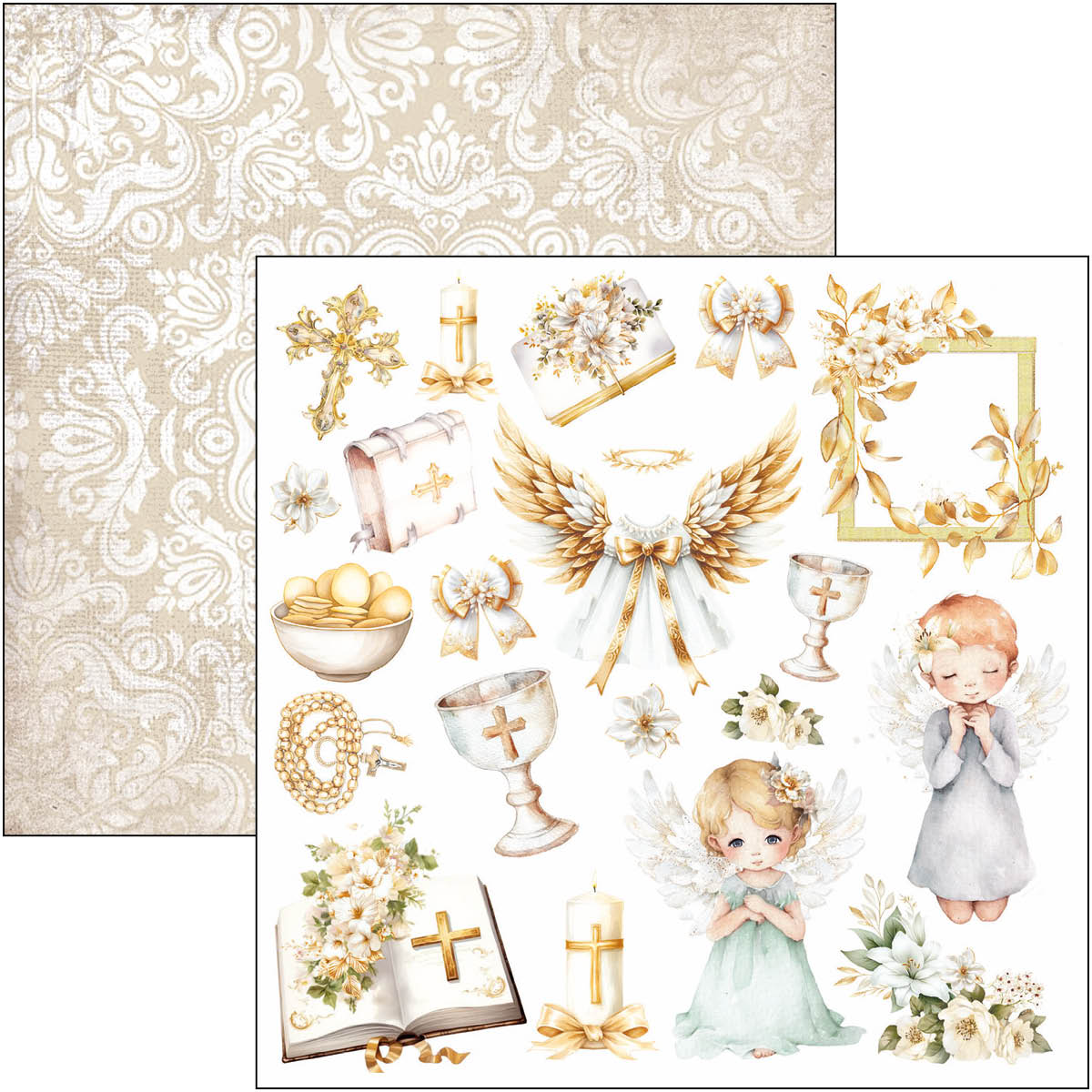 Blessing Day Fussy Cut Pad 6"x6" 24/Pkg