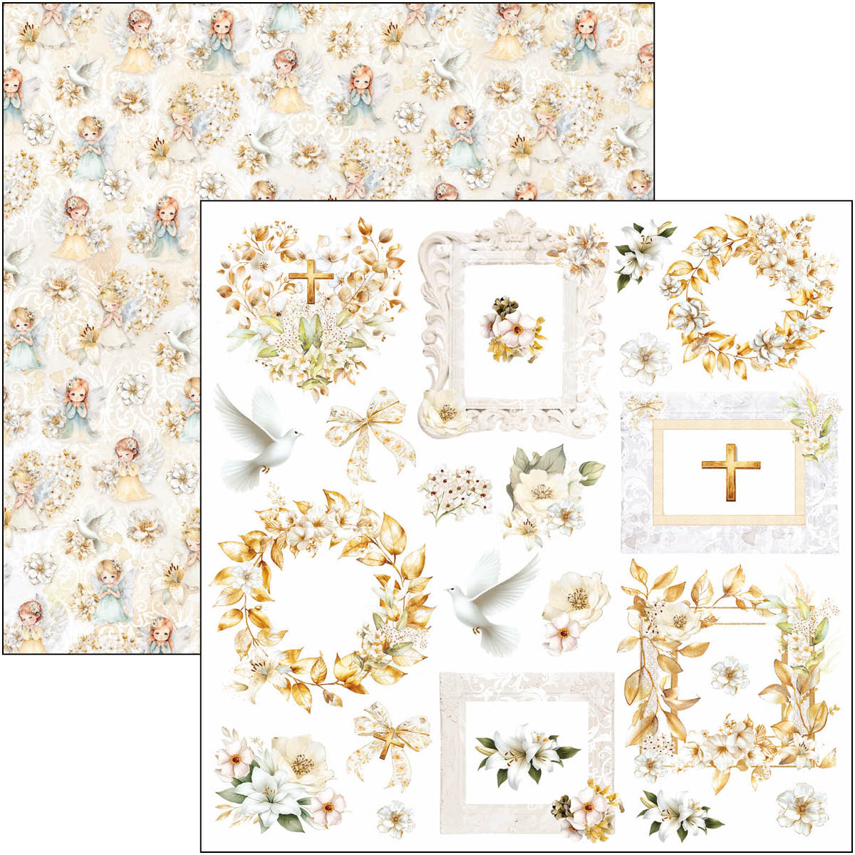 Blessing Day Fussy Cut Pad 6"x6" 24/Pkg