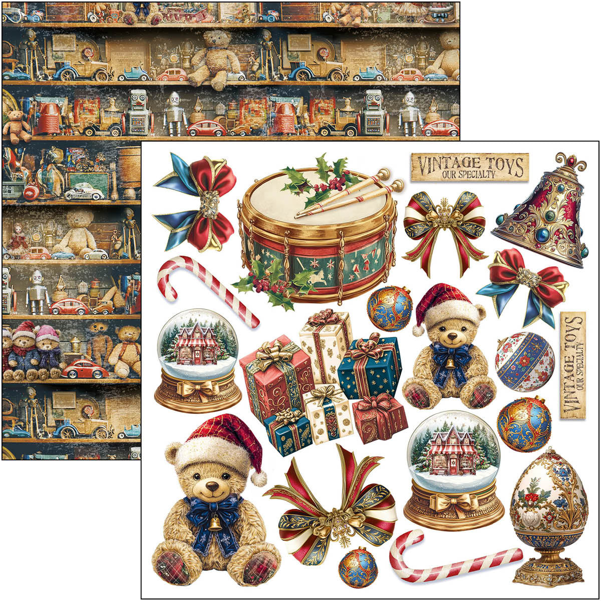 Toy Shop Fussy Cut Pad 6"x6" 24/Pkg