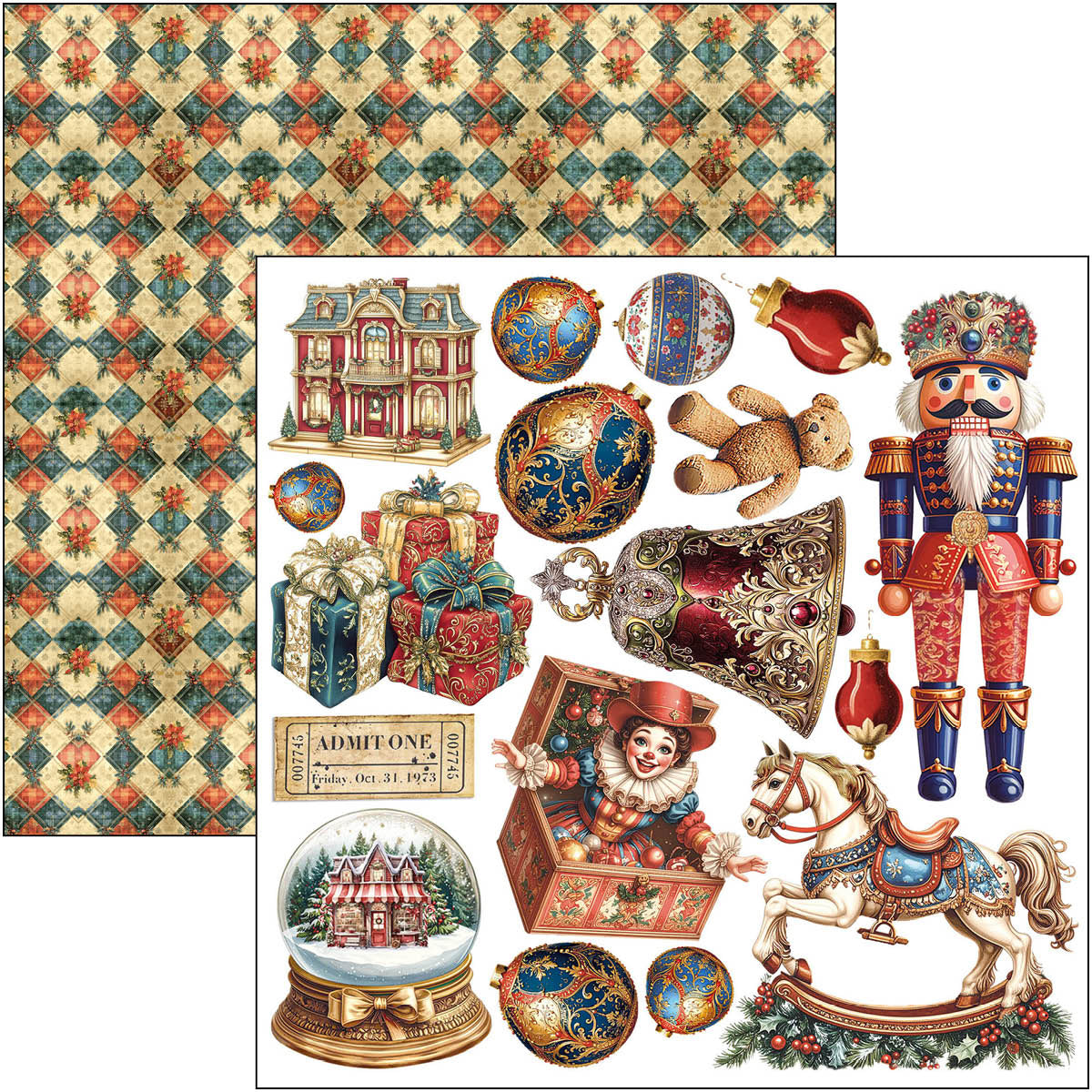 Toy Shop Fussy Cut Pad 6"x6" 24/Pkg