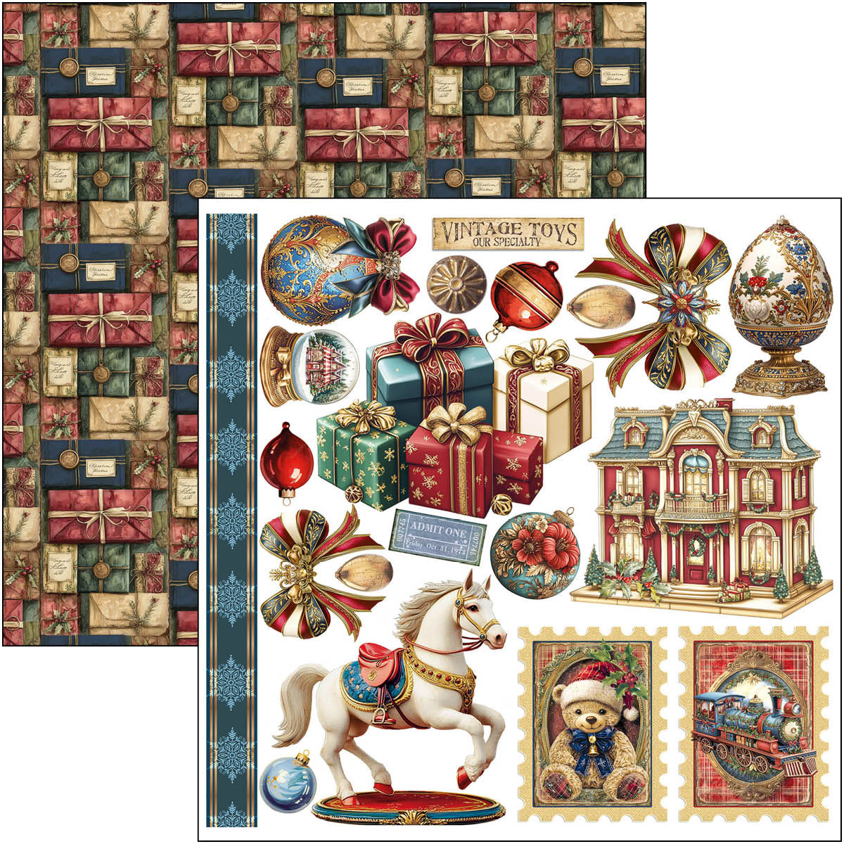 Toy Shop Fussy Cut Pad 6"x6" 24/Pkg