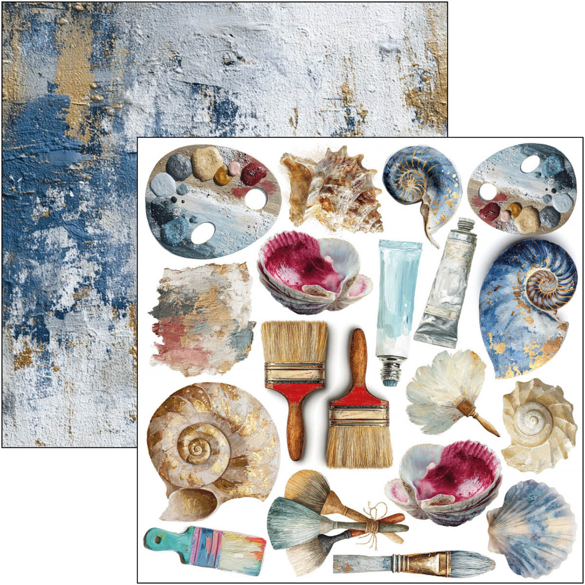 An Artist Journey Fussy Cut Pad 6"x6" 24/Pkg