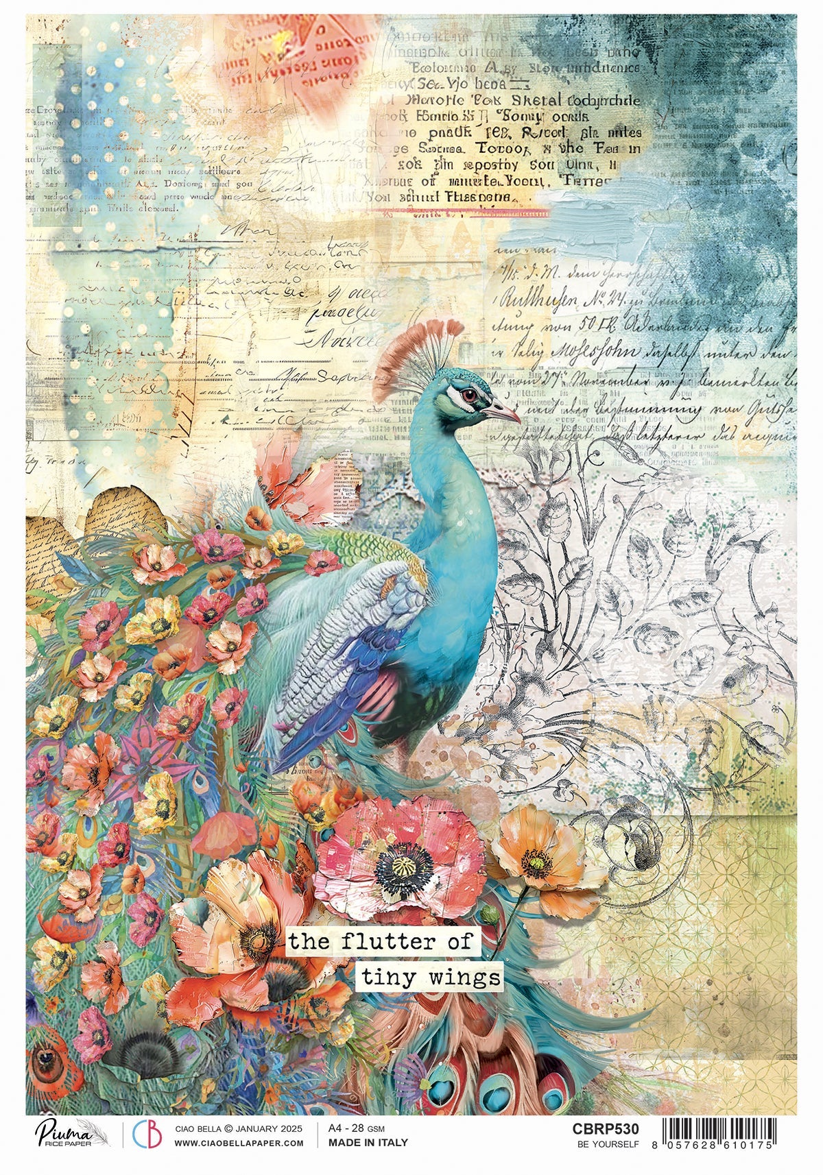 Rice Paper A4 Be yourself - 5 Sheets