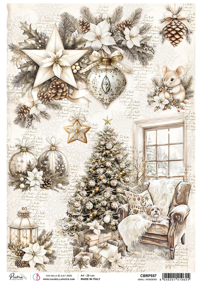 Rice Paper A4 Small Wonders - 5 Sheets