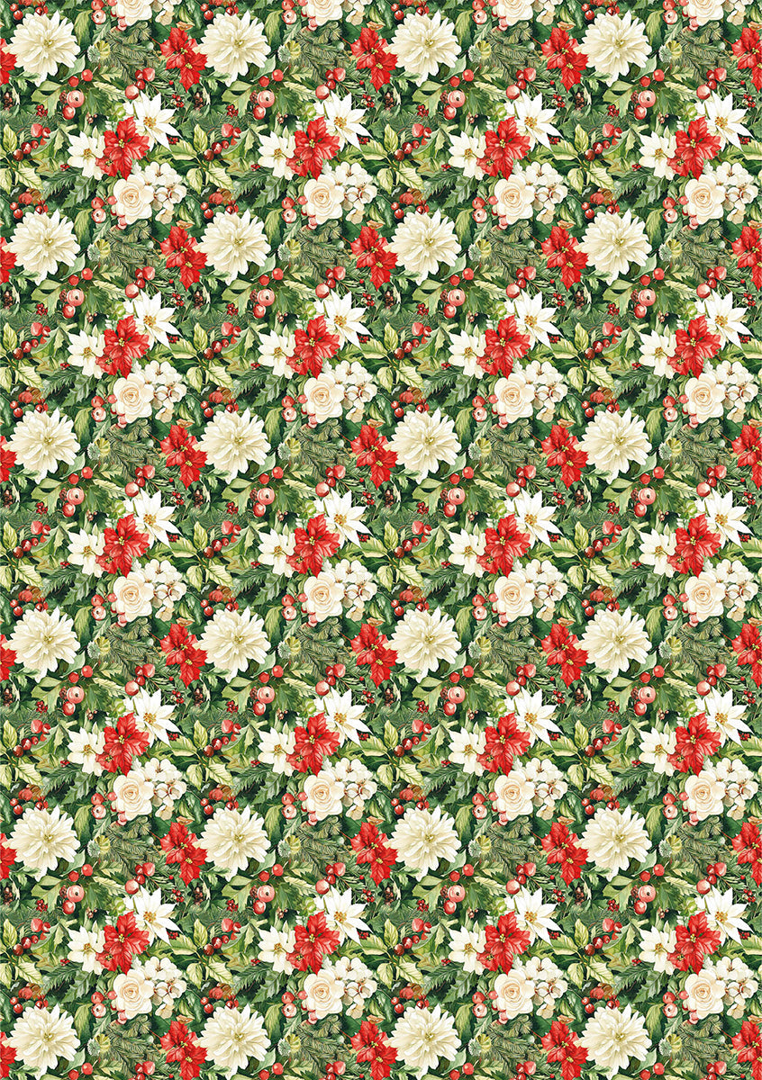 Rice Paper A5 Mixed 8/Pkg Christmas Vibes