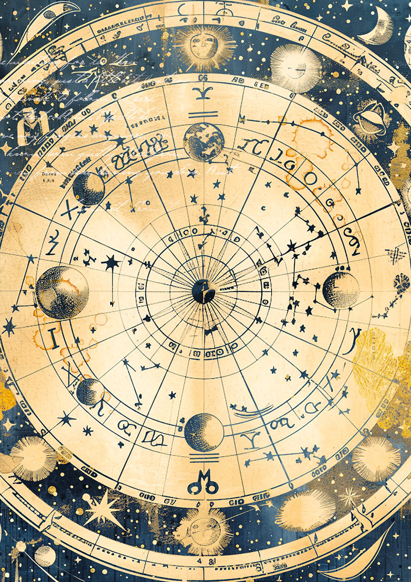 Rice Paper A5 MIXED 8/Pkg Celestial