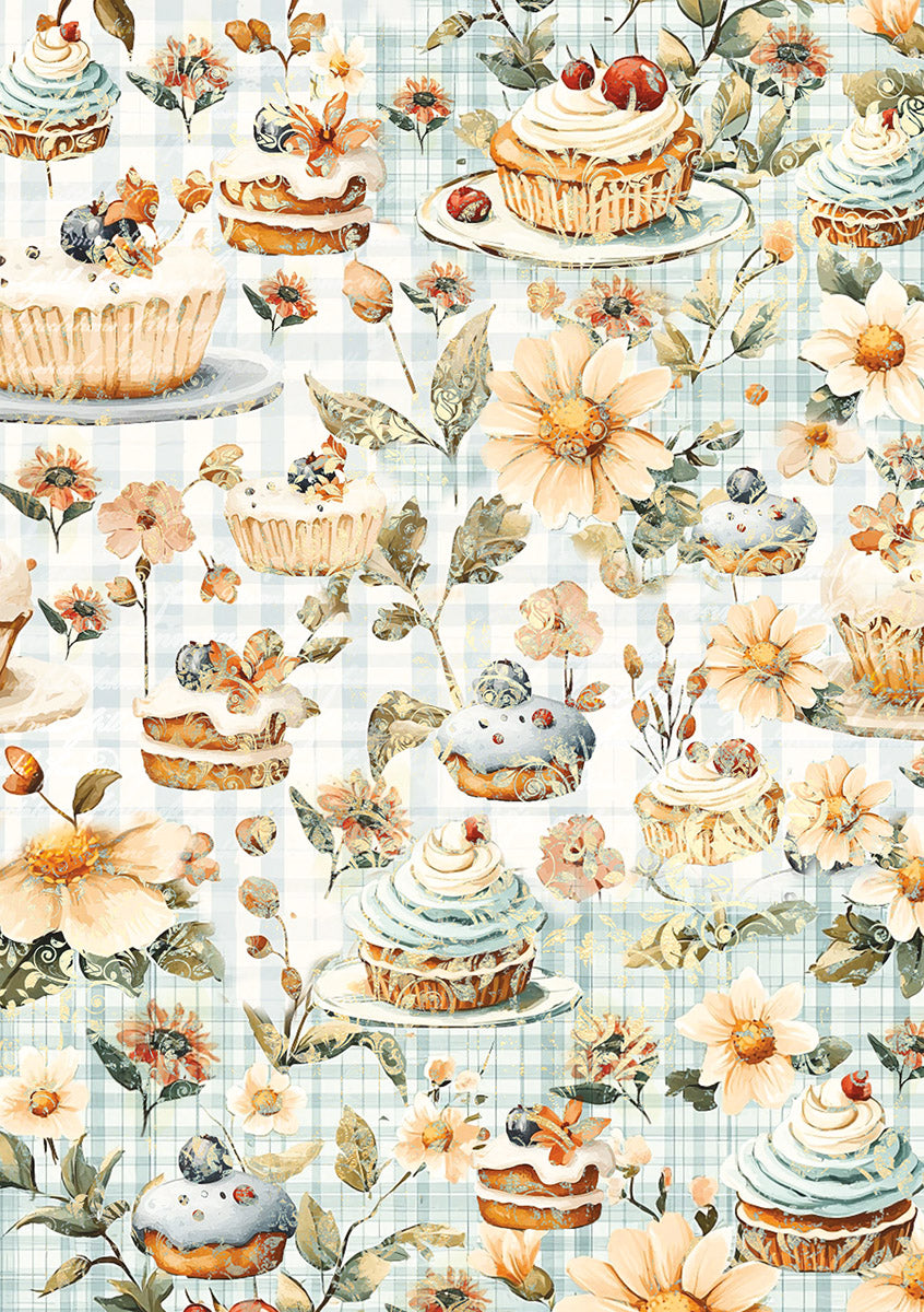 Rice Paper A5 MIXED 8/Pkg Cookbook