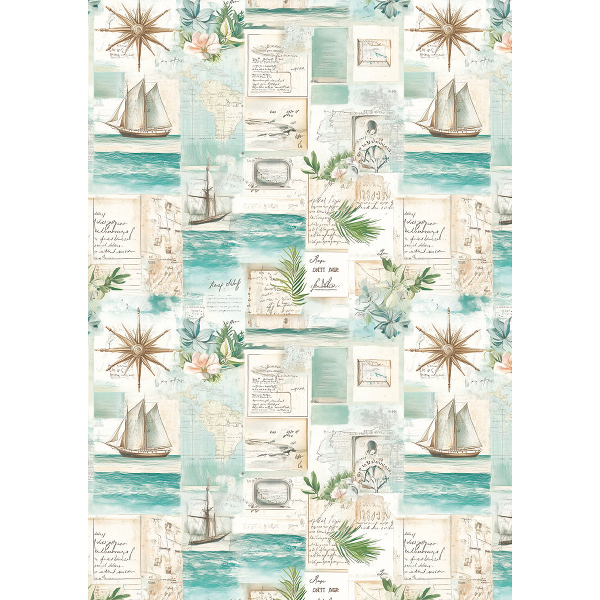 Rice Paper A5 MIXED 8/Pkg Summer Days