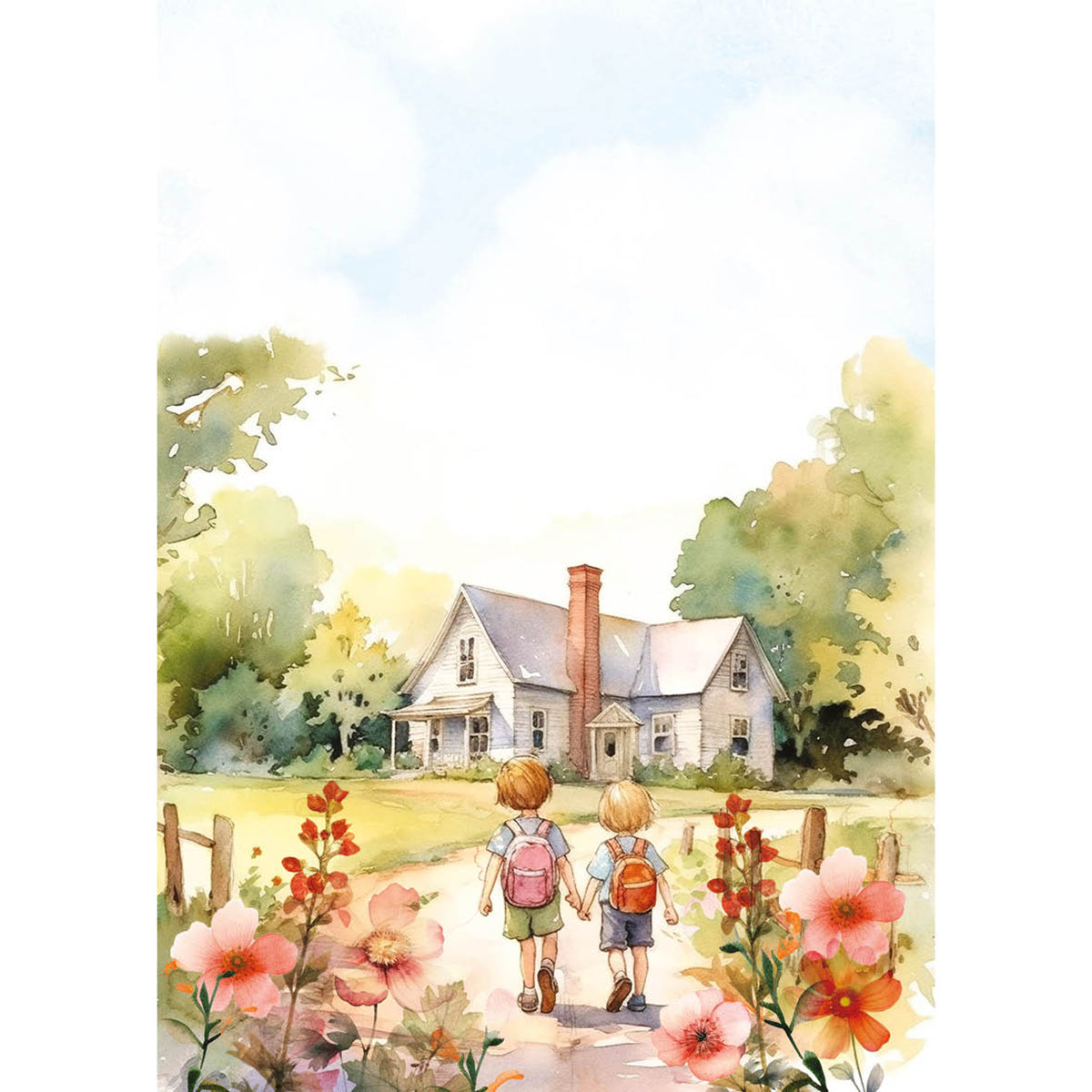 Rice Paper A5 MIXED 8/Pkg Back To School