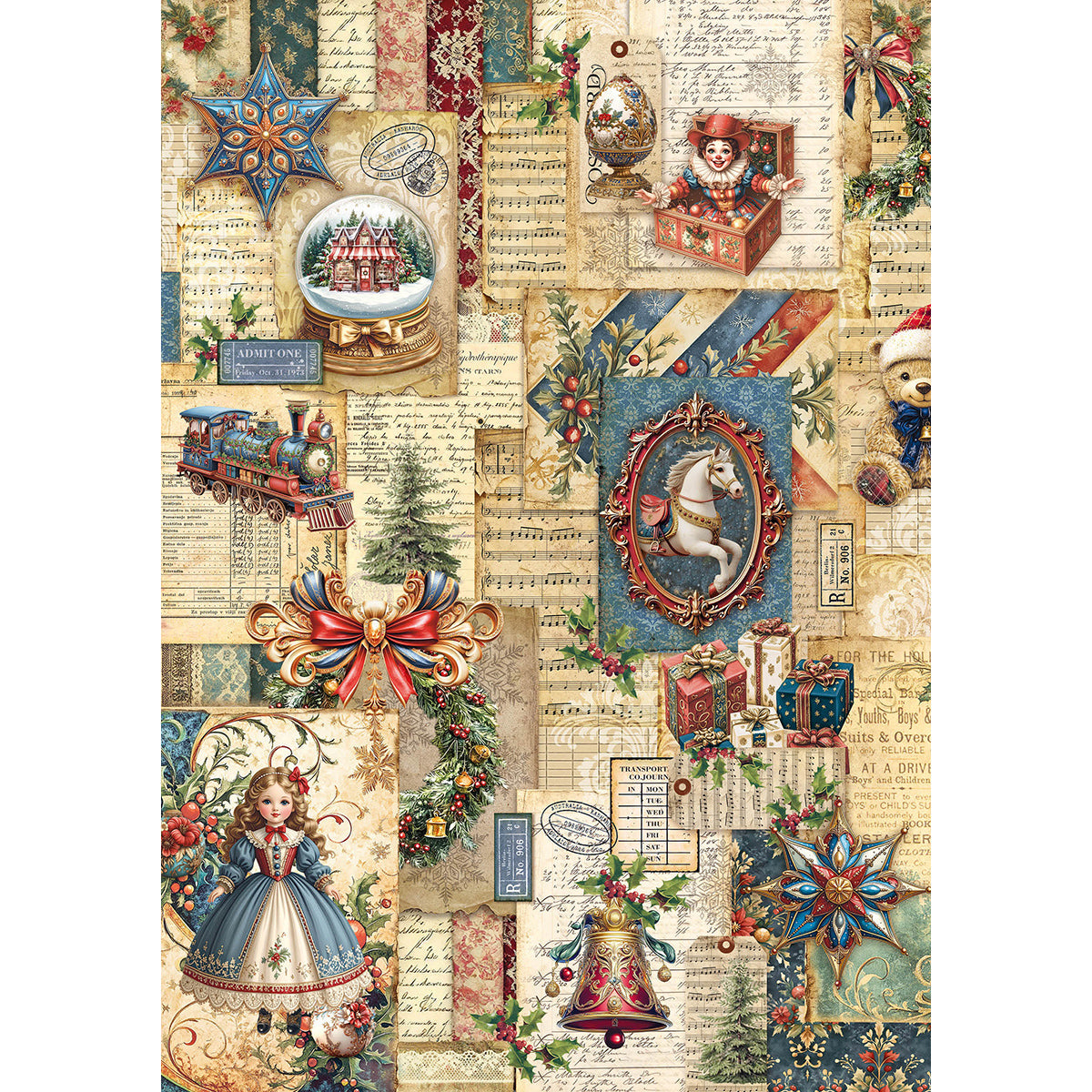 Rice Paper A5 MIXED 8/Pkg Toy Shop