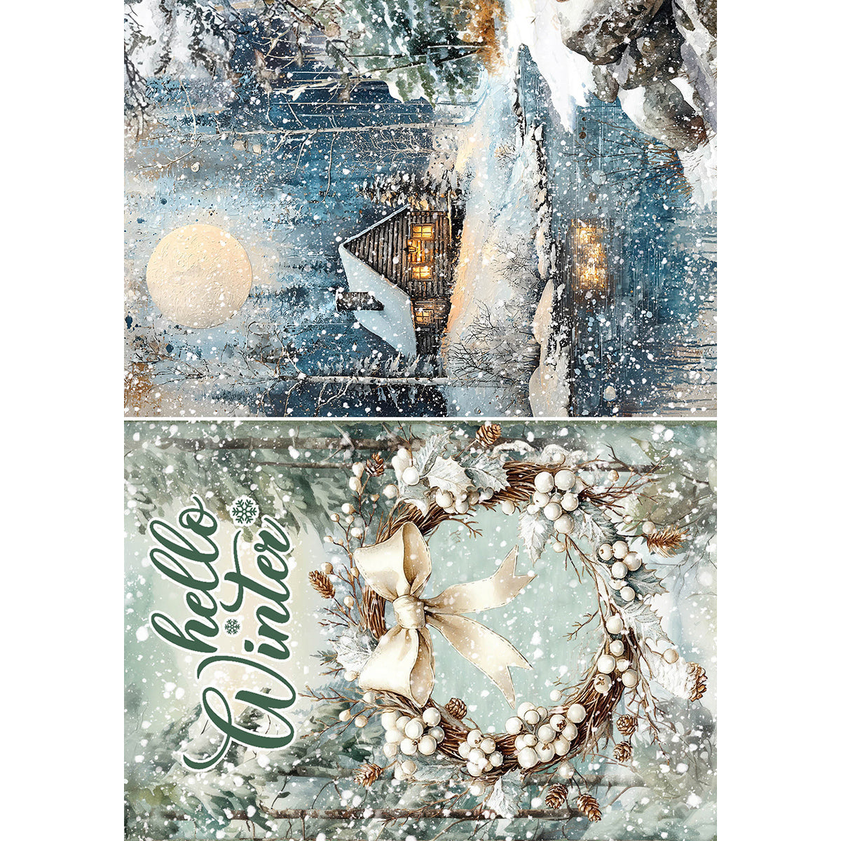 Rice Paper A5 MIXED 8/Pkg Forest Tales