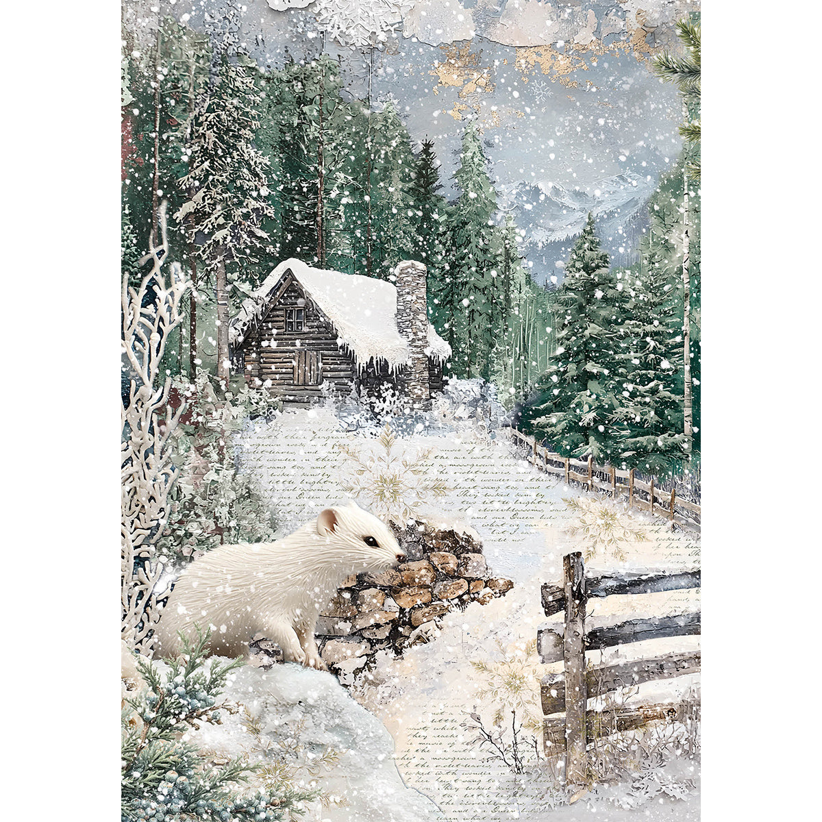 Rice Paper A5 MIXED 8/Pkg Forest Tales