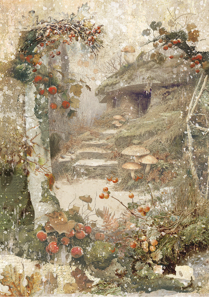 Rice Paper A5 MIXED 8/Pkg Fairy Whispers