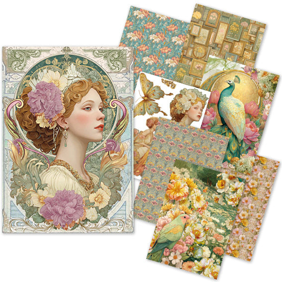 Rice Paper A5 MIXED 8/Pkg Artemis