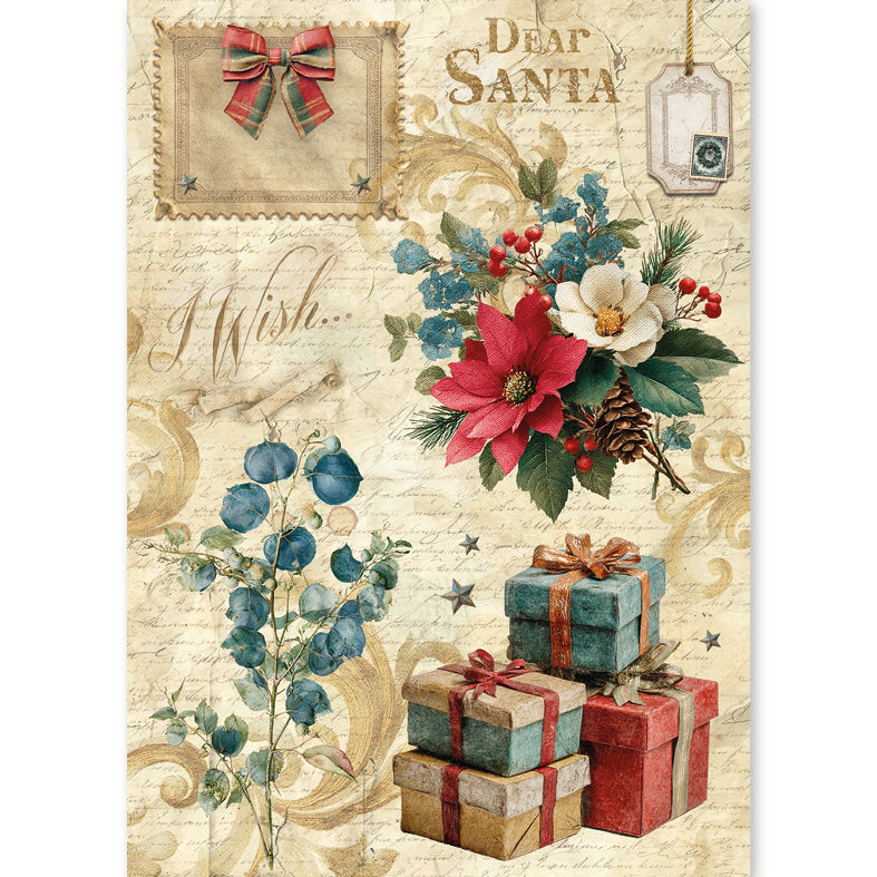 Rice Paper A5 MIXED 8/Pkg Cozy Christmas